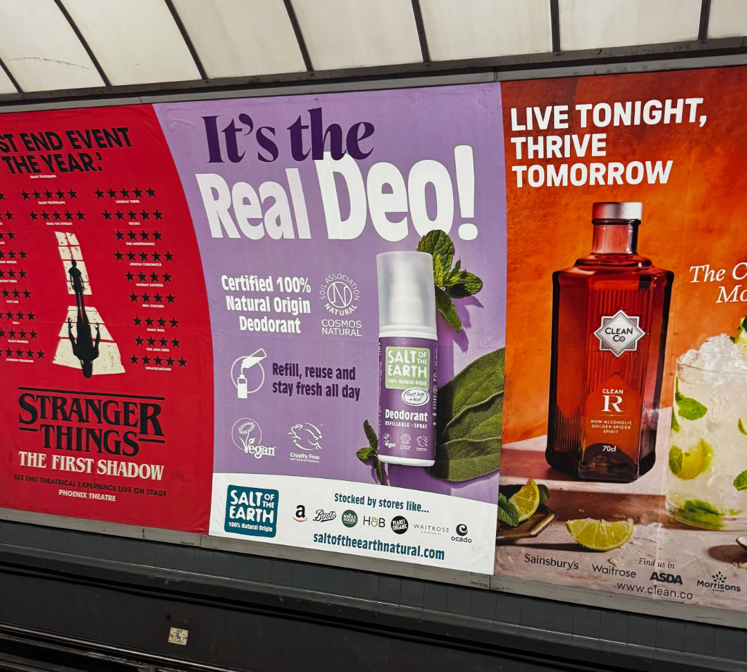 Freshness on the Move: Salt of the Earth Hits the London Underground!