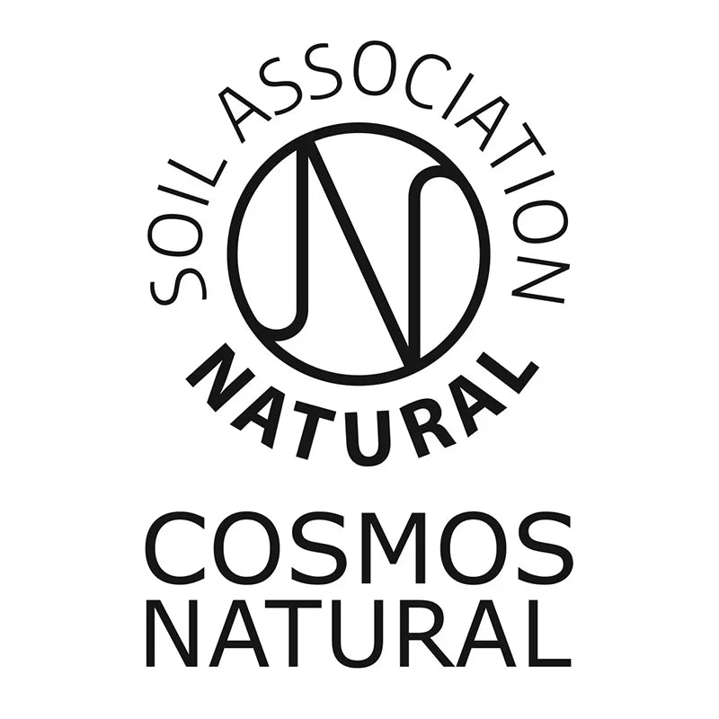COSMOS Natural Soil Association certification logo for natural cosmetics and personal care products