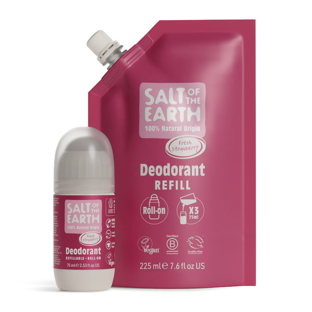 Fresh Strawberry Roll-On Refill Pouch 225ML