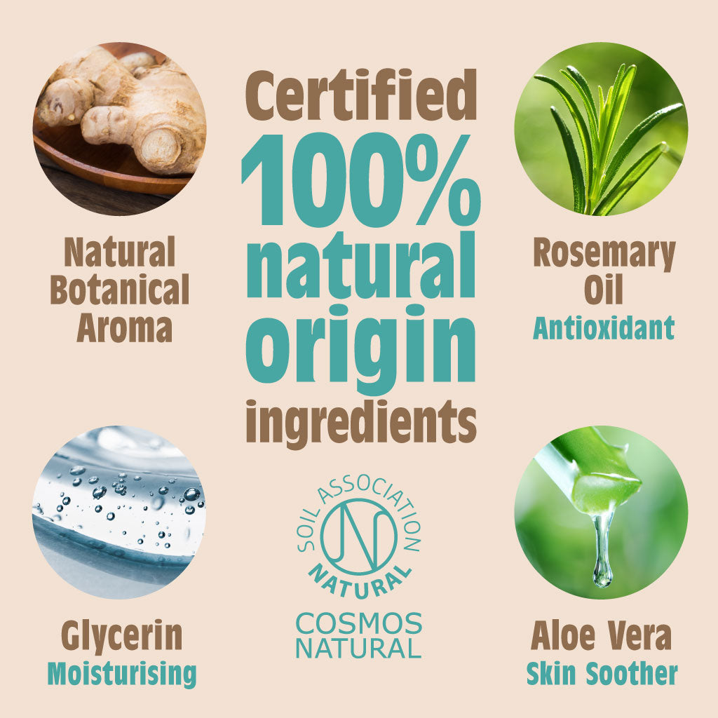 Ginger & Jasmine Roll-On Refill Pouch 225ML