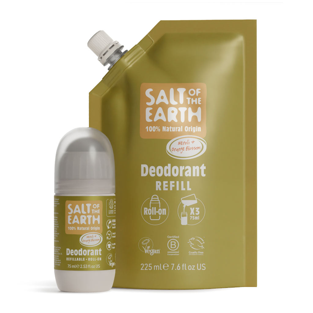 Neroli & Orange Blossom Roll-On Refill Pouch 225ML