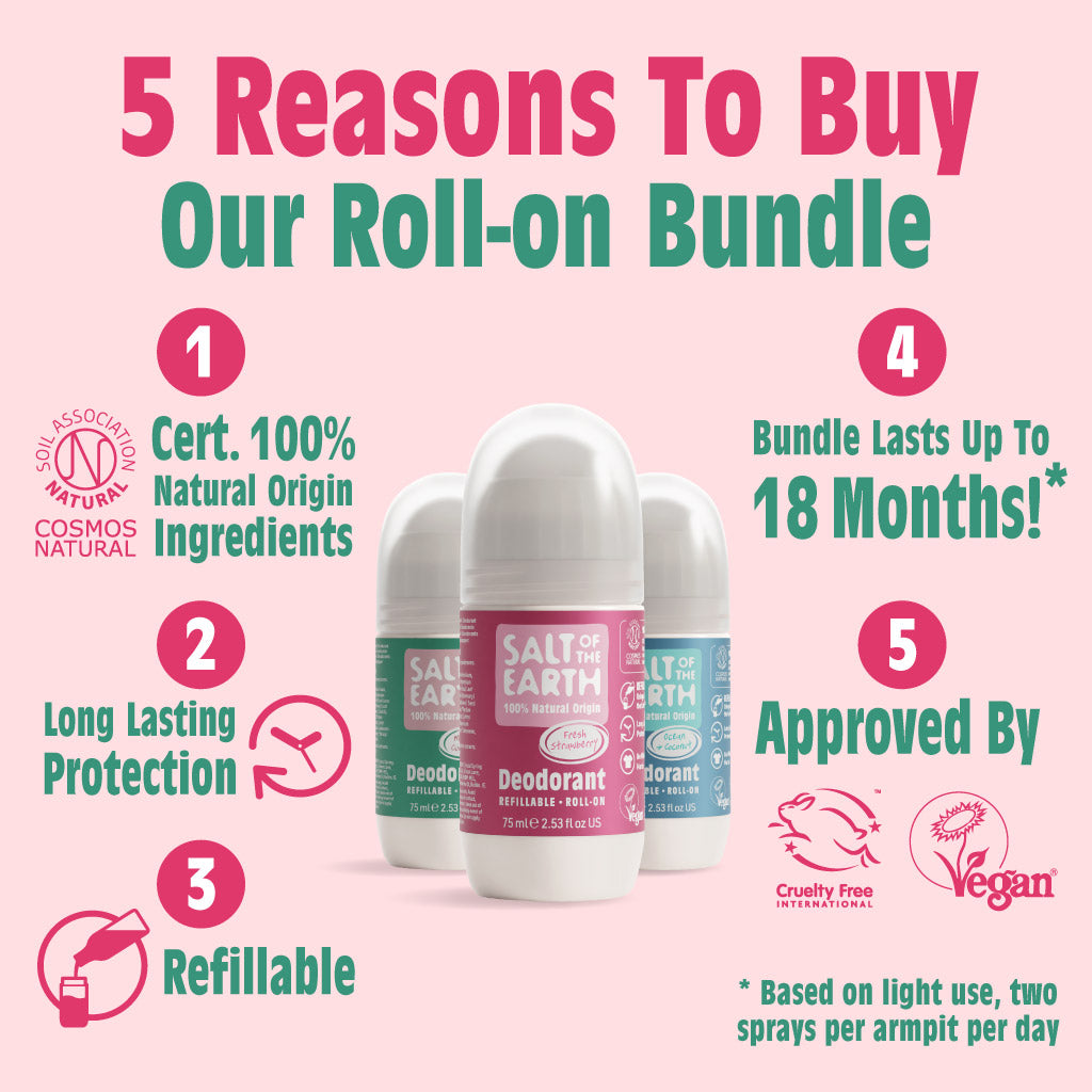 Everyday Fresh Kids Refillable Roll-On Trio