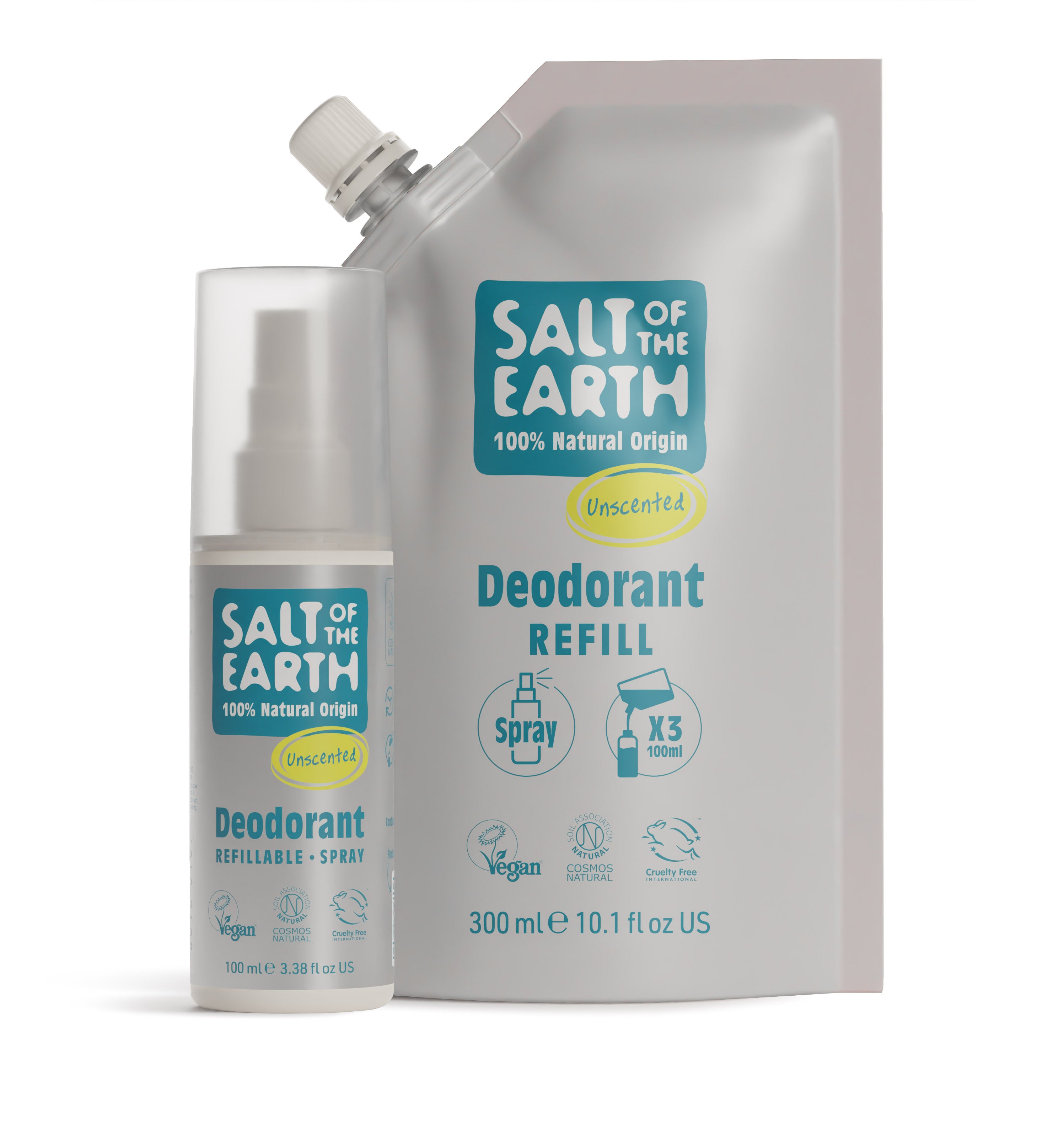 Unscented Spray Refill Pouch 300ML