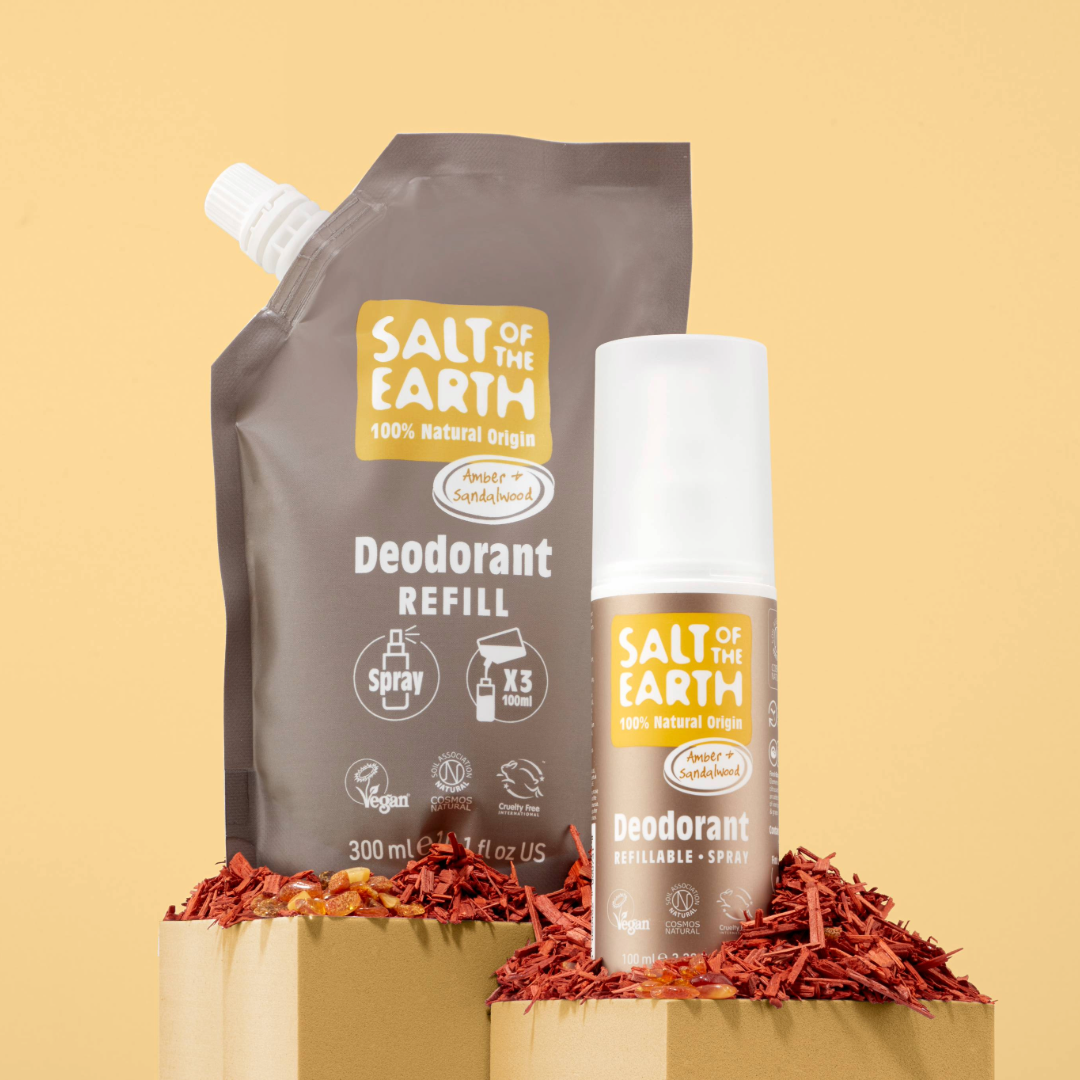 Amber & Sandalwood Spray Refill Pouch 300ML