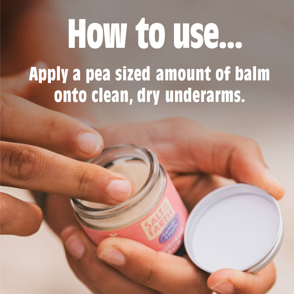 Amber & Sandalwood Natural Deodorant Balm - Plastic Free & Aluminium Free