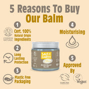 Amber & Sandalwood Natural Deodorant Balm - Plastic Free & Aluminium Free