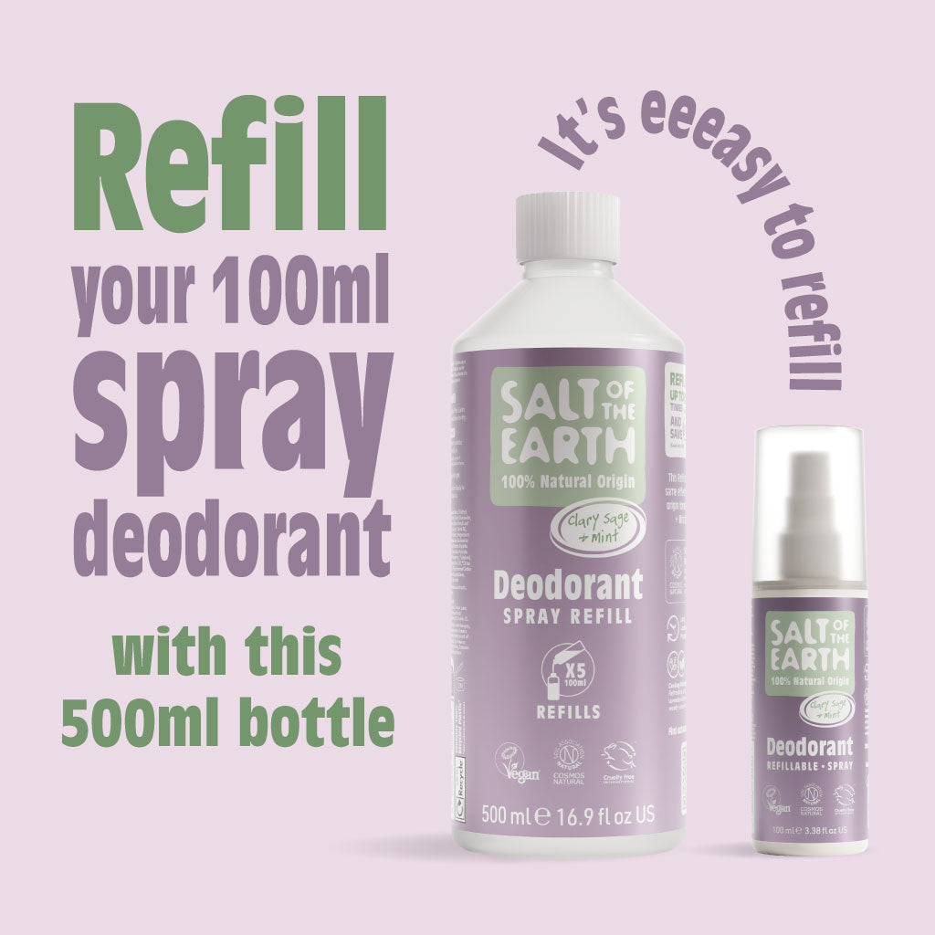 Clary Sage & Mint Spray Refill 500ML