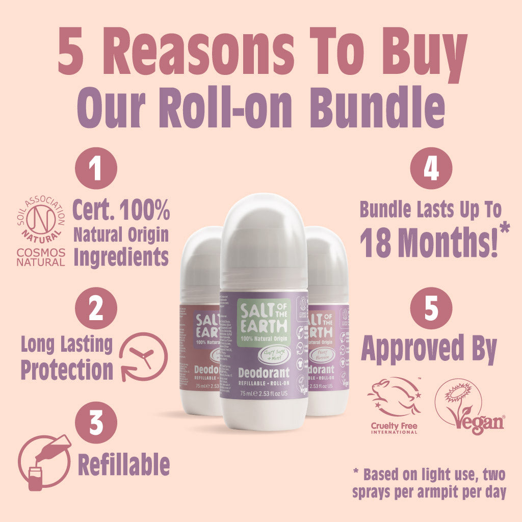 Fresh Florals Refillable Roll-On Trio