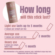 Lavender & Vanilla Natural Deodorant Stick - Use or Refill