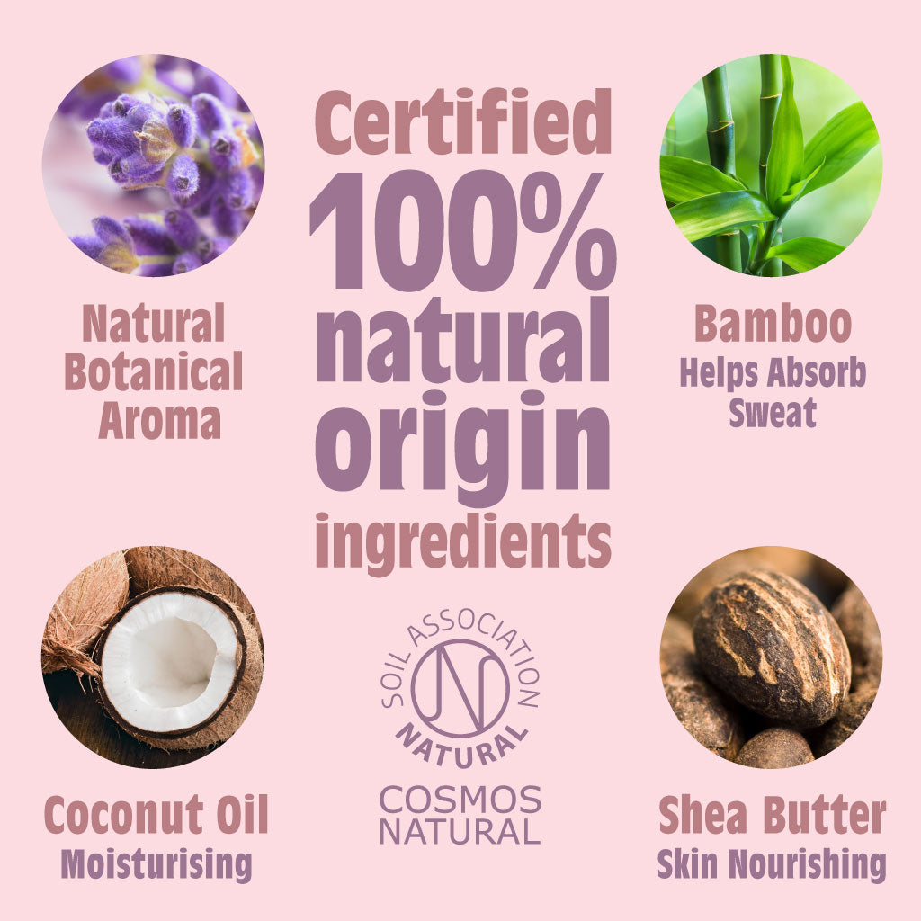 Lavender & Vanilla Natural Deodorant Balm - Plastic Free & Aluminium Free