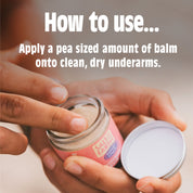 Lavender & Vanilla Natural Deodorant Balm - Plastic Free & Aluminium Free