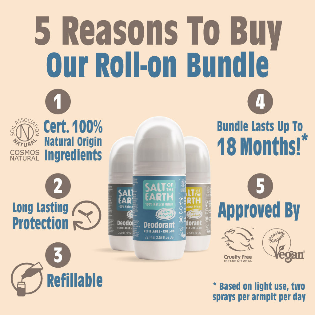 Naturally Bold Refillable Roll-On Trio