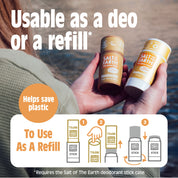 Neroli & Orange Blossom Natural Deodorant Stick - Use or Refill
