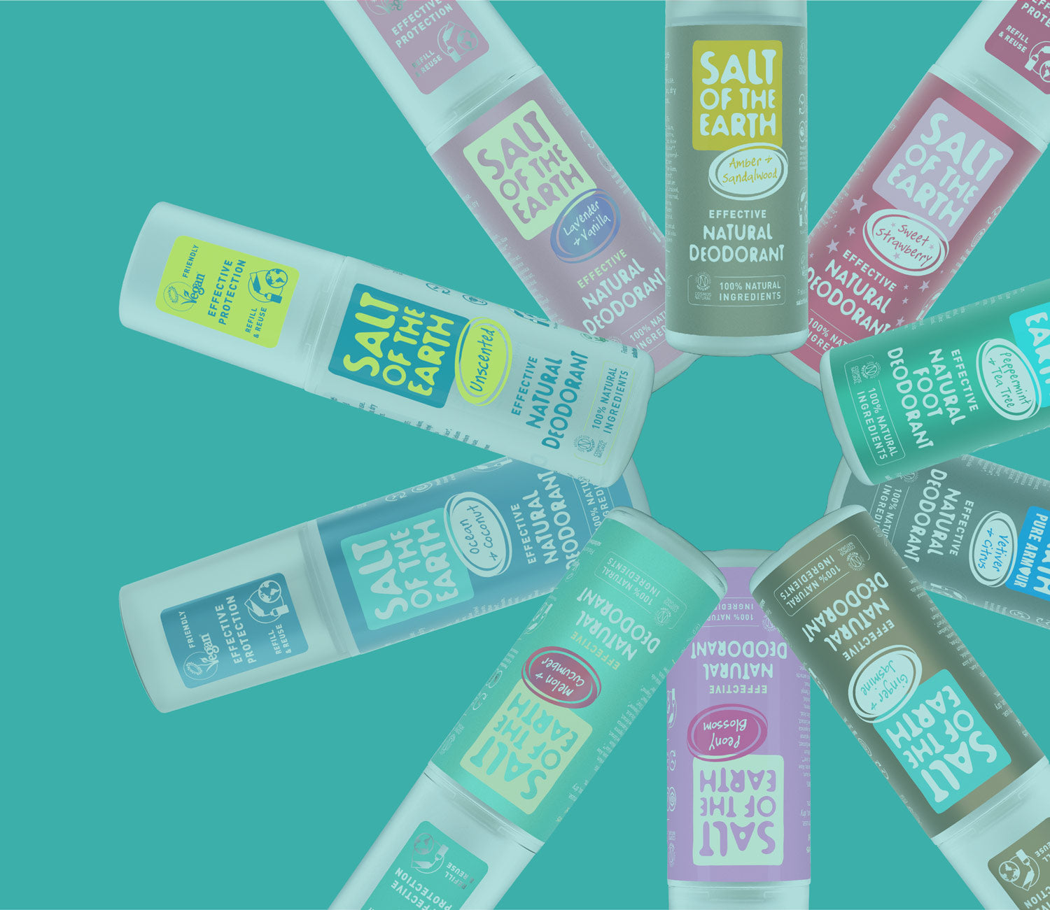 Image of a star made out of Salt of the Earth natural deodorant sprays