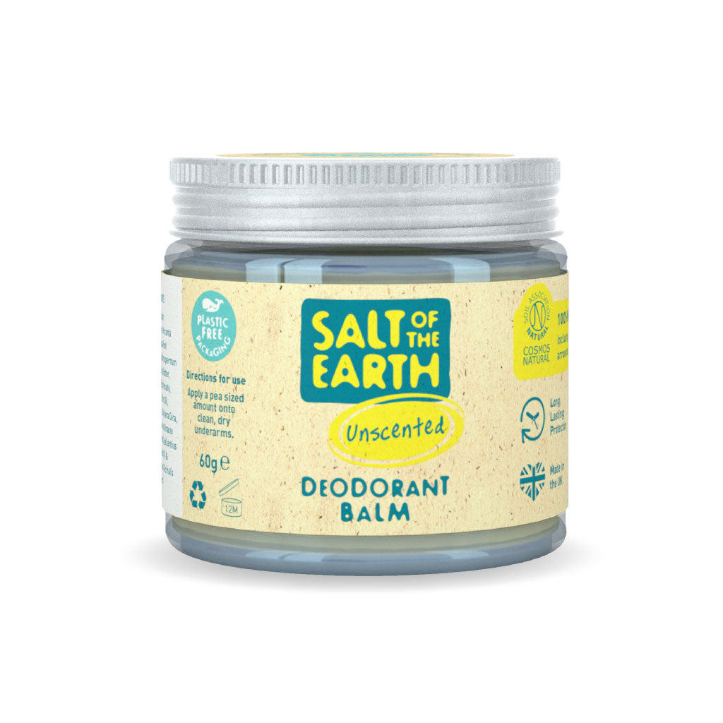 Unscented Natural Deodorant Balm - Plastic Free & Aluminium Free