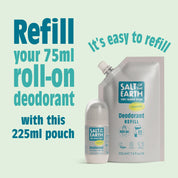 Unscented Roll-On Refill Pouch 225ML